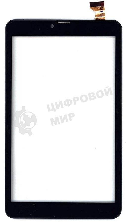 Сенсорное стекло (тачскрин) для Irbis TZ831, черное с рамкой