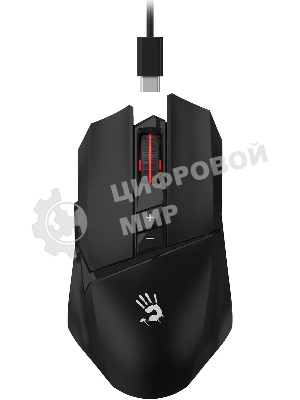 Мышь беспроводная A4Tech Bloody R36 Ultra черный, 12000 dpi, радиоканал, USB, кнопки - 7