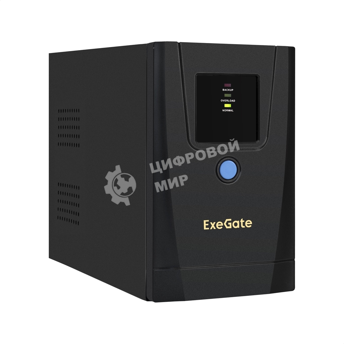 Источник бесперебойного питания ExeGate SpecialPro UNB-650.LED.AVR.1SH.2C13 650VA/360W, LED, AVR, 1*Schuko+2*C13, металлический корпус, черный