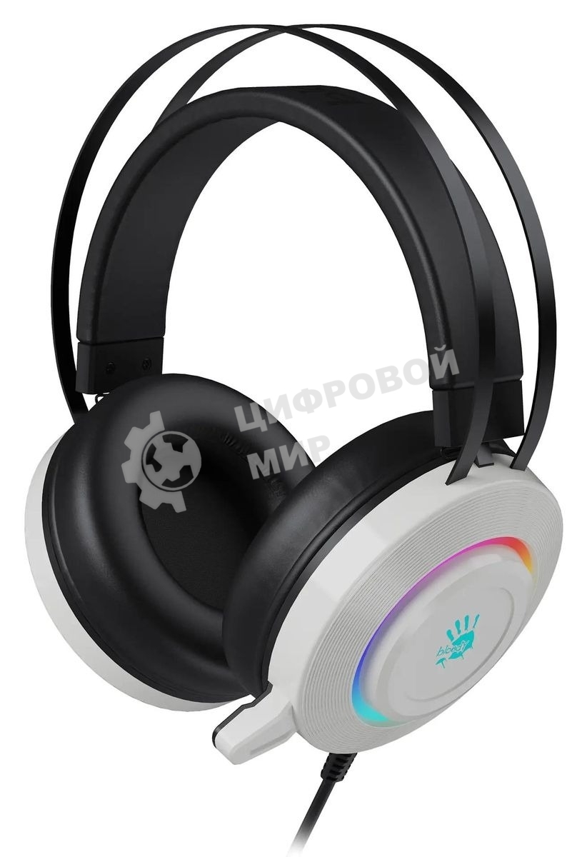 Гарнитура Bloody G521 белый, проводная, подсветка