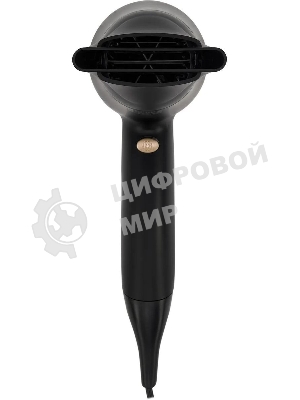 Фен Hyundai H-HDI0755 черный матовый, 2000 Вт, ионизация