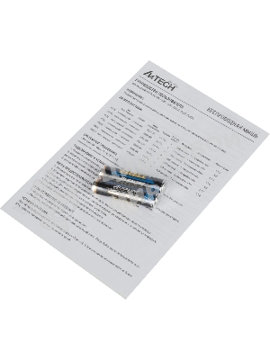 Мышь беспроводная A4Tech Fstyler FG20 серый, 2000 dpi, радиоканал, USB, кнопки - 4