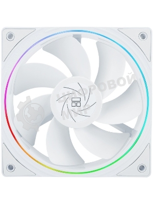 Кулер для корпуса Thermalright TL-S12RW Reverse (120x120x25mm, 4-pin PWM, ARGB, 47.6CFM, 23.2dBA, 1500RPM, White)