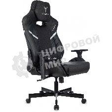 Кресло Knight Thunder 5X черный, экокожа, 120 кг, механизм качания