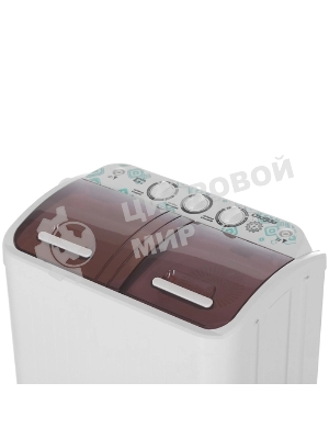 Стиральная машина Славда WS-40PT/РЕТ 4кг белый/серый, загрузка вертикальная 4 кг, 1350 об/мин, класс: А+