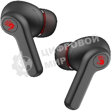Наушники TWS A4Tech Bloody M30 черный/красный, внутриканальные, Bluetooth, до 22 ч