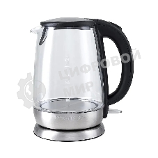 Чайник электрический Kitfort КТ-619, стекло, 1850 - 2200 Вт, 1.7 л