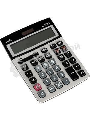 Калькулятор бухгалтерский Deli E39265 серый 16-разр.