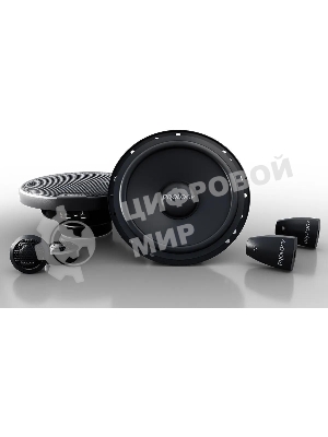 Колонки автомобильные Prology CX-65CS 180Вт 90дБ 4Ом 16см (6.5дюйм) (ком.:2кол.) компонентные двухполосные