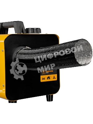 Дизельная тепловая портативная пушка Denzel Flame-5, 5кВт, 300м3/ч, непр.наг., циф. терм.