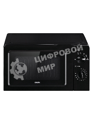 Микроволновая печь BBK 17MWS-782M/B черный, 17 л, 700 Вт, переключатели - поворотный механизм