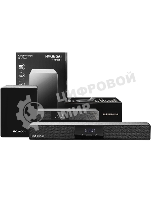 Микросистема Hyundai H-HA640 черный 150Вт FM USB BT SD/MMC/MS