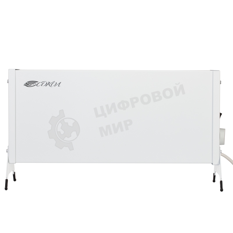 Конвектор СОКОЛ Такса 60-0121, белый, 1000 Вт, 15 м2, механический термостат