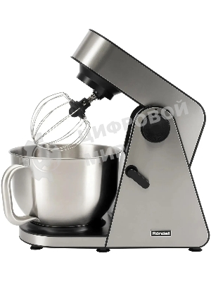 Кухонная машина Rondell RDE-1405 планетар.вращ. 1800Вт серебристый