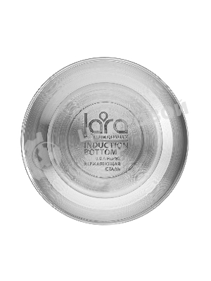 Чайник для плиты Lara LR00-74 3 л, нержавеющая сталь, черный матовый