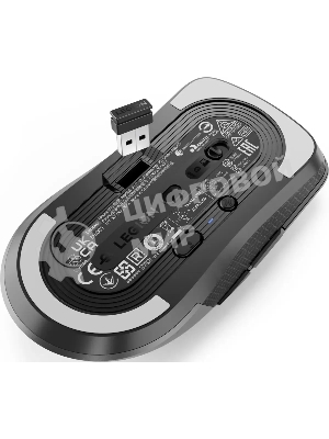 Мышь беспроводная Lenovo Legion M600s Qi Wireless Gaming темно-серый оптическая 19000dpi BT/Radio USB (GY51H47355)