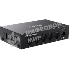 Коммутатор облачный управляемый Tenda TEG2205D 5x1 Гбит/с, настольный, металлический корпус