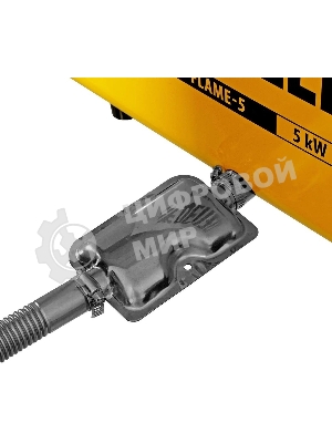 Дизельная тепловая портативная пушка Denzel Flame-5, 5кВт, 300м3/ч, непр.наг., циф. терм.
