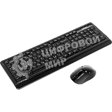 Комплект клавиатура+мышь A4Tech FStyler FG1012 беспроводной, USB, 1200 DPI, черный