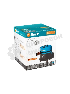 Пылесос для сухой уборки Bort BSS-1010HD 10 л; 1000 Вт; 18 кПа; 6,7 кг; 12 метров 91204467
