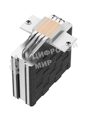 Кулер для процессора DEEPCOOL AG400 черный, 120 мм, алюминий/медь, 2000 об/мин, 31.6 дБ, 4 pin, 220 Вт, 150 мм