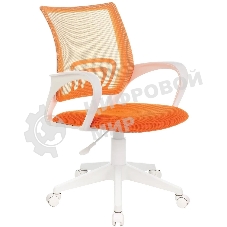 Кресло Бюрократ CH-W695NLT TW-38-3 TW-96-1 оранжевый, сетка/ткань, 120 кг, механизм качания