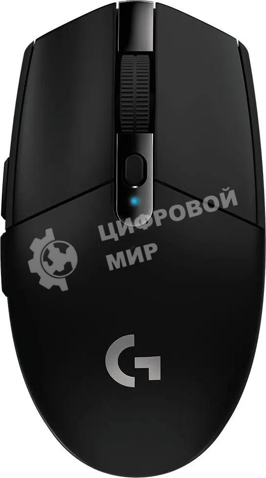 Мышь беспроводная Logitech G304 Lightspeed черный, 12000 dpi, радиоканал, USB, кнопки - 6