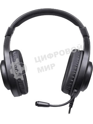 Проводные наушники Redragon Hylas черный, полноразмерные, Jack 3.5 мм, встроенный микрофон, RGB-подсветка