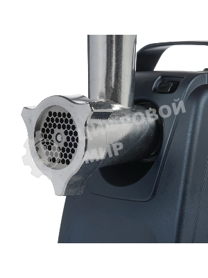 Мясорубка электрическая Аксион М61.01 темно-синий, 2000 Вт, 4.0 кг/мин, реверс, защита от перегрузки, насадки - 4