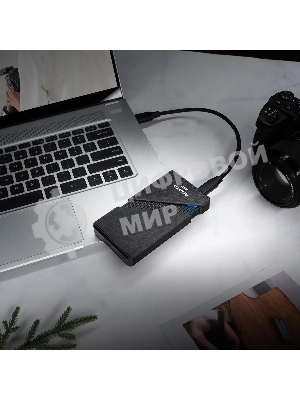 Внешний SSD ADATA SE920, 2Tb, USB 4 Type-C, R/W 3800/3700, черный