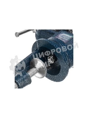 Тиски Сибртех слесарные настольные поворотные ширина рабочихгубок 65мм наковальня