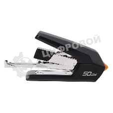 Степлер настольный Deli E0371black Exceed 24/6 26/6 26/8 (50 листов) снижение усилия, черный, 100 скоб, коробка