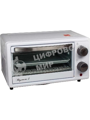 Мини-печь Великие Реки Воронеж-5, 900 Вт, 9 литров, таймер на 60 минут, функции духовки, гриля, тостера, быстрый нагрев, компактный размер