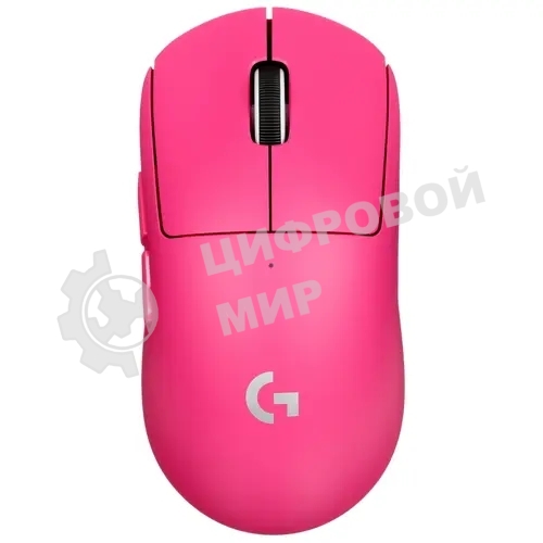Мышь беспроводная Logitech G PRO X Superlight 2 розовый, 32000 dpi, радиоканал, USB, кнопки - 5