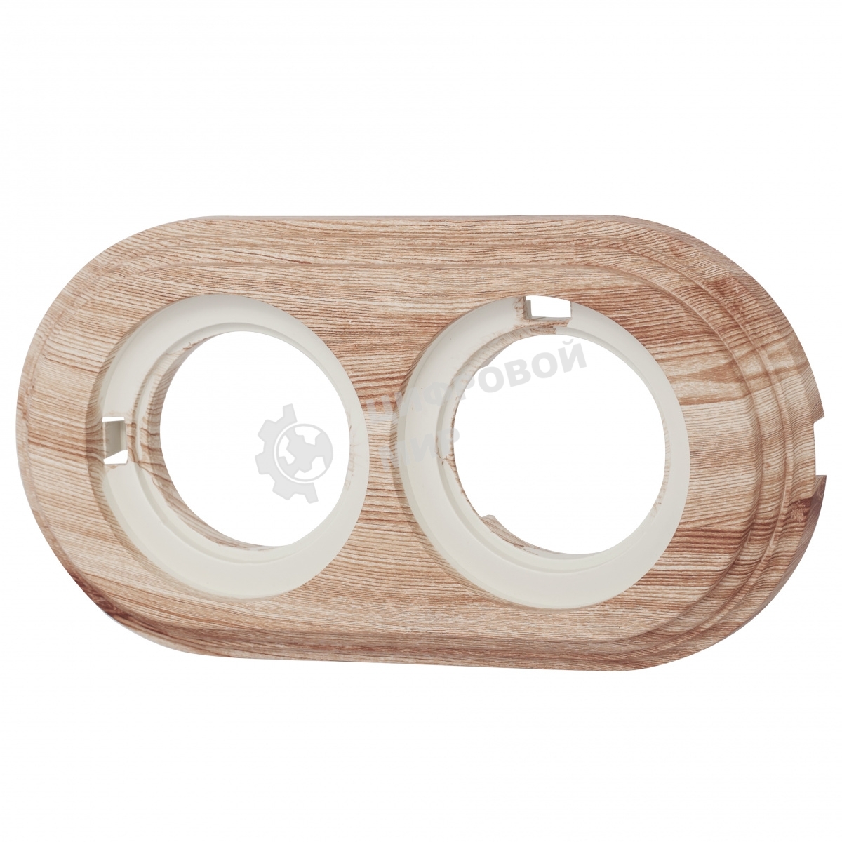 Рамка Bironi BF1-620-13/PL 2-м Лизетта ретро ABS-пластик карельская сосна