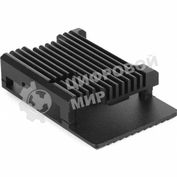 Корпус Qumo Aluminum case without fan, Raspberry Pi 3, black(RS023)