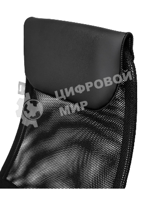 Кресло Бюрократ CH-607 TW-01 черный, сетка, подголовник