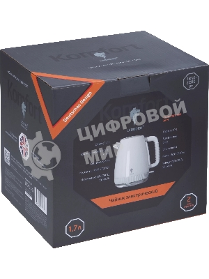 Чайник электрический LEONORD LE-1546 (1.7 л) белый (111161)