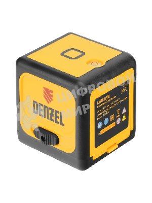 Лазерный уровень Denzel DQB-T, 30 м, зеленый луч, батарейки, штатив