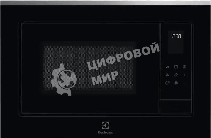Встраиваемая микроволновая печь Electrolux LMS4253TMX/с грилем, объем 25 л., высота 390 мм, черный/нерж. Сталь