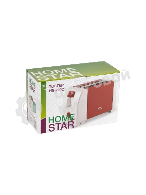 Тостер Homestar HS-2002, 750 Вт, коралл