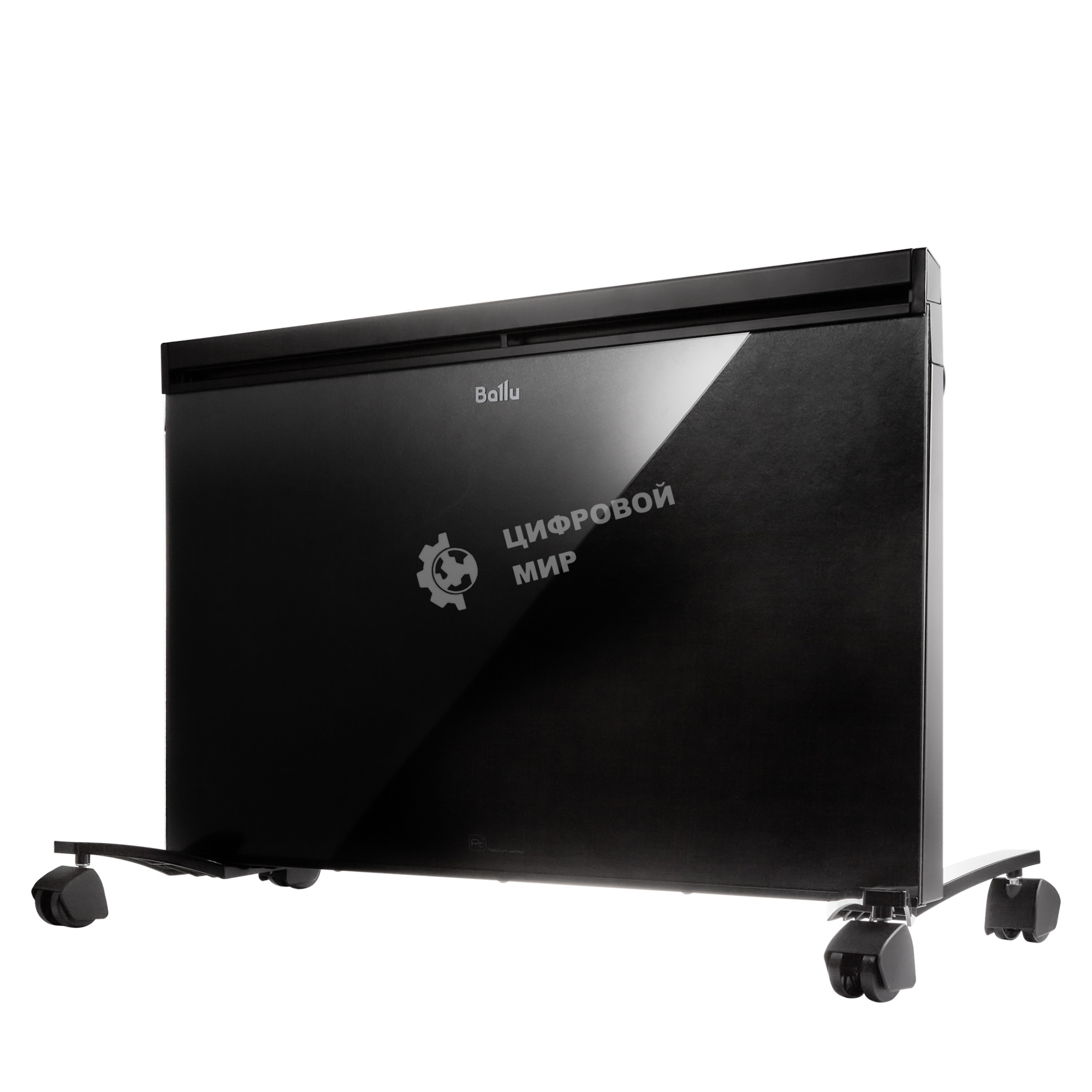 Конвективно-инфракрасный обогреватель Ballu Plaza Solar BIHP/S-2500 черный, 2500 Вт, 25 м2, термостат, дисплей