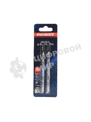 Пилка для лобзика по дереву T301CDF (2 шт.) EDGE by PATRIOT 814010012