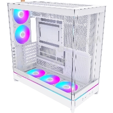 Компьютерный корпус Montech HS02 PRO белый без БП ATX 4x140мм 2xUSB 3.0 audio bott PSU