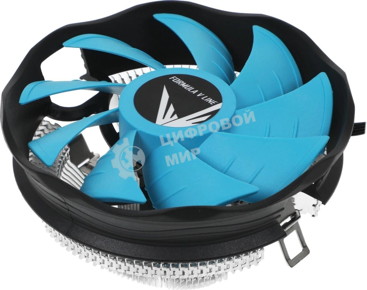 Кулер для процессора AeroCool/Formula Verkho Plus серебристый/черный, 120 мм, алюминий, 2000 об/мин, 26.5 дБ, 4 pin, 110 Вт, 68 мм