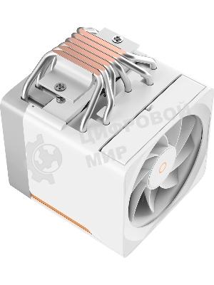Кулер для процессора Ocypus Delta A62 EX WH Digital, 2x120мм ARGB FAN, Top Display Panel, 6 HEAT PIPES, 4-PIN PWM, 600-1800 RPM, 31DBA, HYDRO BEARING, LGA115X/1200/1700/18XX, AM4/AM5