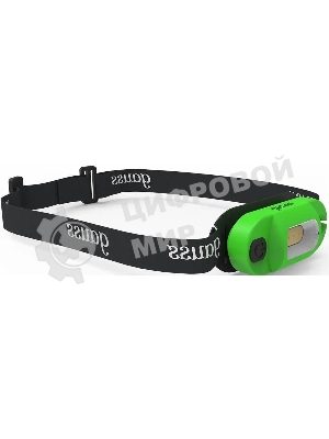 Фонарь налобный Gauss GFL408 3W 150lm Li-ion 300mА·ч LED