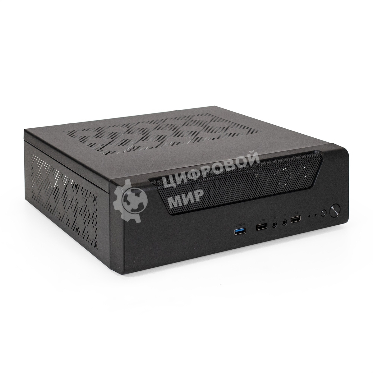 Компьютерный корпус Desktop ExeGate FL-102-TPS350 (mini-ITX, БП TPS350 с вент. 8см, 2*USB + 1*USB 3.0, аудио, черный)