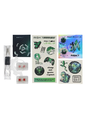 Клавиатура Raskat KM005 проводная, USB Type-A, чёрный/серый