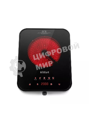 Плита настольная инфракрасная Kitfort КТ-141 черный стеклокерамика